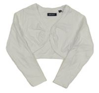 Biele bavlnené bolerko Blue Seven