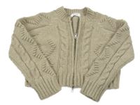 Hnedý prepínaci crop sveter Primark