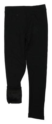Černé zateplené legíny Primark