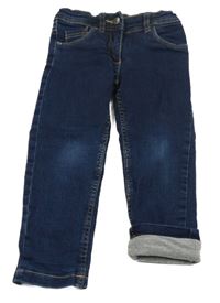 Tmavomodré podšité skinny rifle Impidimpi