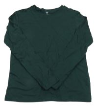Tmavozelené tričko H&M