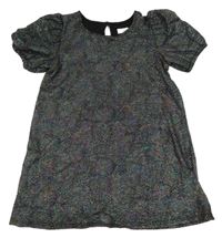 Čierno-farebné vzorované šaty F&F