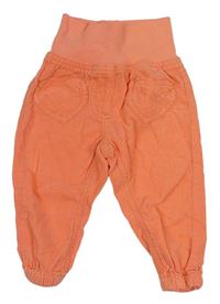 Broskvové menšestrové nohavice so srdiečkami Lupilu