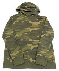 Khaki army mikina s kapucí M&S