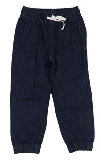Tmavomodré jogger cuff rifle H&M