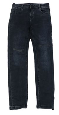 Tmavomodré skinny rifle s prošoupáním  Denim Co.