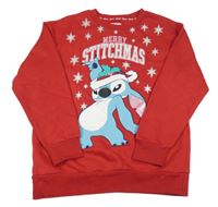 Červená mikina so Stitchem Primark