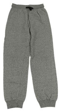 Šedé melírované tepláky bpc