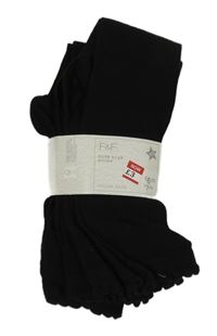 Nové - 4set - 4x Černé podkolenky F&F 