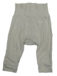 Biele baggy ľahké tepláky H&M