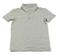 Svetlosivé polo tričko Manguun