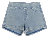 Světlemodré kraťasy riflového vzhledu H&M