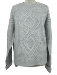 Dámský šedý vzorovaný svetr Atmosphere