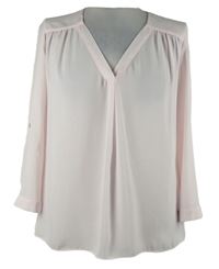 Dámská světlerůžová průsvitná halenka C&A