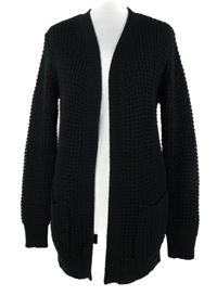 Dámsky čierny svetrový cardigán FB Sister
