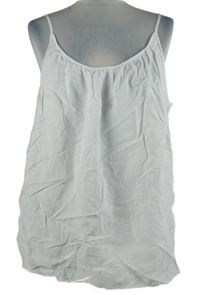 Nové - Dámsky biely voľné ý top Papaya