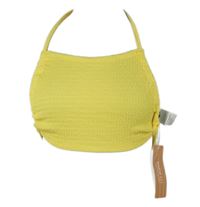 Nové - Dámsky žltý žabičkový crop top Shein