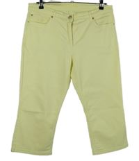 Dámské žluté capri rifle Brax 