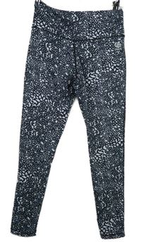 Dámské černo-bílé vzorované sportovní legíny Dare2B