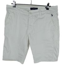 Pánské bílé plátěné kraťasy Ralph Lauren vel. 36