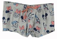 Dámske sivé pyžamové kraťasy s Minnie a Daisy Primark