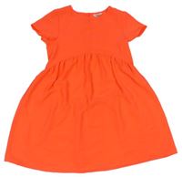 Neónově oranžové šaty M&Co.