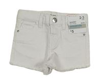 Bílé riflové kraťasy Denim Co.