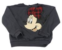 Antracitová mikina s Minnie Disney