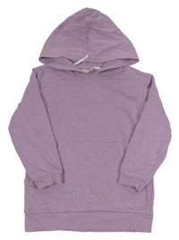 Lila mikina s kapucňou H&M