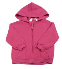 Tmavoružová prepínaci mikina s kapucňou H&M