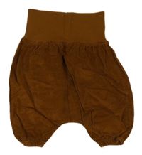 Hnedé baggy manšestráky s úpletovým pasom H&M