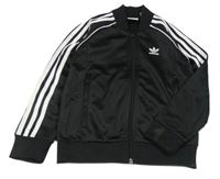 Černá sportovní propínací mikina Adidas