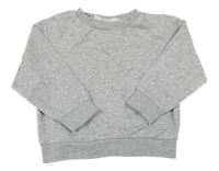 Sivá melírovaná mikina H&M