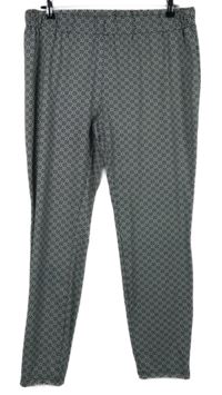 Dámské černo-bílé vzorované kalhoty Laura Tuolli