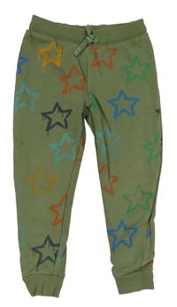 Khaki tepláky s hvězdami M&S