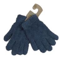 Nové - Modrošedé žinylkové rukavice Primark