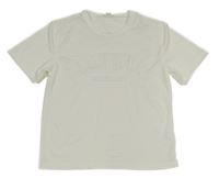 Bílé tričko s 3D nápisem 