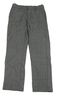 Tmavošedé melírované společenské kalhoty Zara