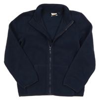 Tmavomodrá fleecová prepínaci mikina