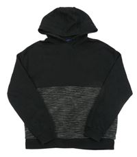 Čierno-žíhaná mikina s kapucňou M&S