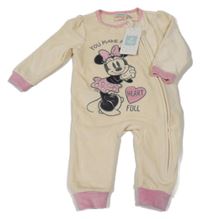 Nové - Vanilkový sametový overal s Minnie Disney