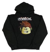 Černá mikina Roblox s kapucňou