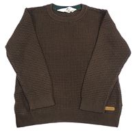 Kávový vzorovaný sveter H&M