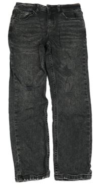 Tmavošedé rifle s prošoupáním River Island 