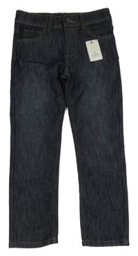 Nové - Tmavomodré rifle Primark 