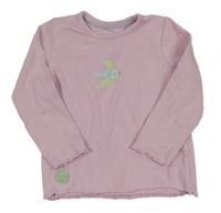 Světlerůžové triko s ptáčkem George