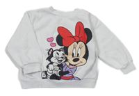 Biela mikina s Minnií H&M
