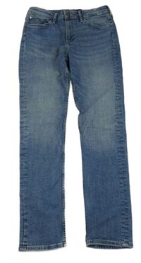 Modré skinny fit rifle H&M