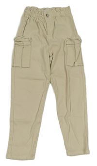 Smetanové cargo paper bag rifle ZARA