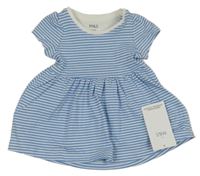 Nové - modro-bílé pruhované šaty M&S